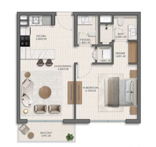 1 Bedroom